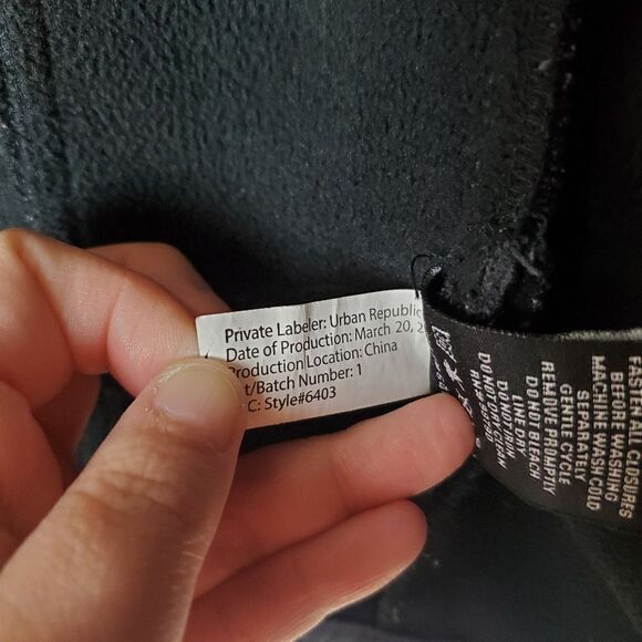 Urban Republic Dark Gray Jacket Sixe 7(large) - Picture 7 of 9